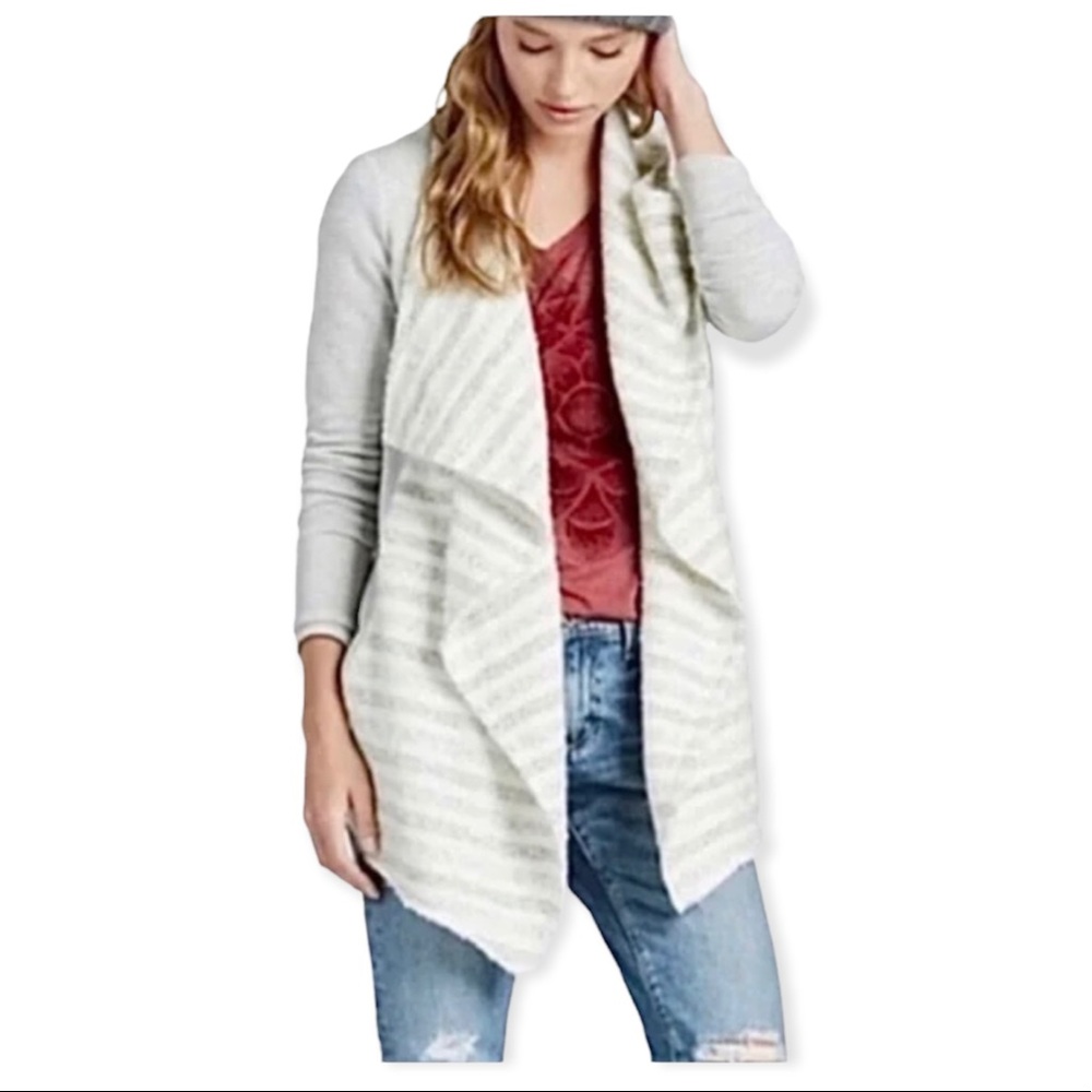 Lucky Brand Draped‎ Open-Front Cardigan
